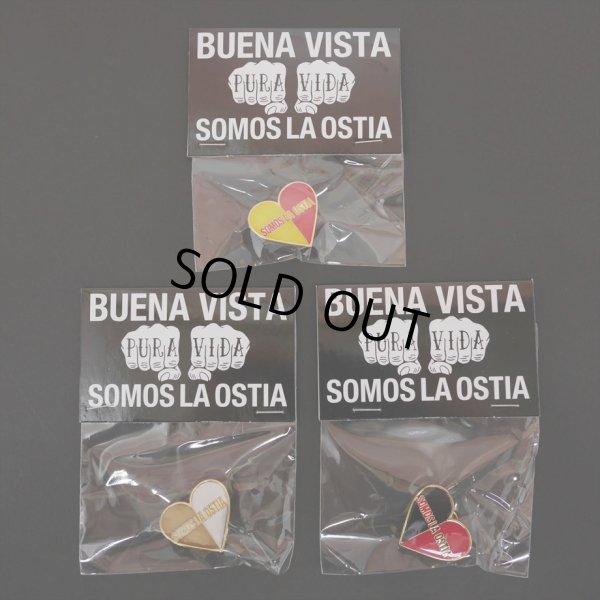 画像1: BUENA VISTA/Pin Badge（Heart）（各色） 【50%OFF】［ピンバッジ-18春夏］