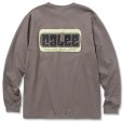 画像2: CALEE/CALEE Box logo L/S t-shirt（グレー）［プリント長袖T-22春夏］ (2)