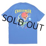 CHALLENGER/SUNSHINE TEE（BLUE）［プリントT-22秋冬］