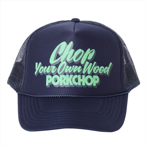 他の写真1: PORKCHOP/CHOP YOUR OWN WOOD CAP（ネイビー）［メッシュキャップ-22春夏］