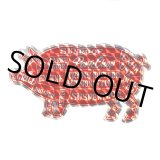 PORKCHOP/HOLOGRAM PORK STICKER（RED）［ホログラムポークステッカー-22秋冬］