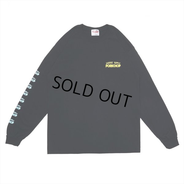 画像2: PORKCHOP/CRUSHER L/S TEE（BLACK）［プリント長袖T-22秋冬］