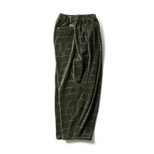 他の写真2: TIGHTBOOTH/T VELOUR BALLOON PANTS（Olive） 【30%OFF】［ベロアバルーンパンツ-22秋冬］