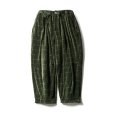 画像1: TIGHTBOOTH/T VELOUR BALLOON PANTS（Olive） 【30%OFF】［ベロアバルーンパンツ-22秋冬］ (1)