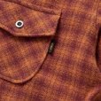 画像4: RATS/AMUNDSEN CHECK SHIRT（BURGUNDY）［アムンゼンチェックシャツ-22秋冬］