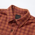 画像3: RATS/AMUNDSEN CHECK SHIRT（BURGUNDY）［アムンゼンチェックシャツ-22秋冬］