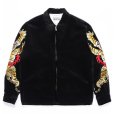 画像1: WACKO MARIA/TIM LEHI / VELVET VIETNAM JACKET（BLACK）［ベルベットベトナムJKT-22秋冬］ (1)