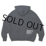 COOTIE PRODUCTIONS/Heavy Oz Sweat Full Zip Hoodie（Black）［フルジップフーディー-22秋冬］