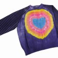 画像3: DAIRIKU/Heart Tie dye Border Knit（Rainbow） 【50%OFF】［タイダイボーダーニット-23春夏］ (3)