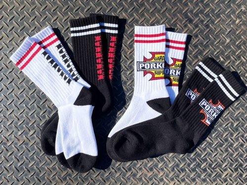 他の写真3: PORKCHOP/PORK SOX P-22 type-C（BLACK）［ソックス-23春夏］