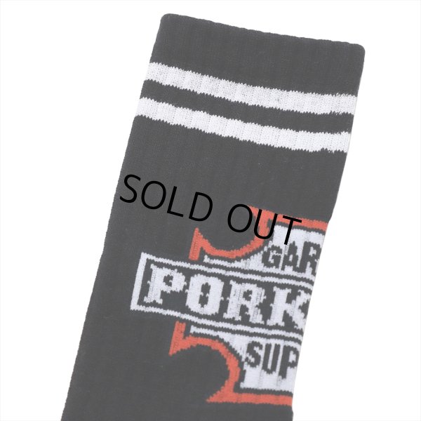 画像2: PORKCHOP/PORK SOX P-22 type-C（BLACK）［ソックス-23春夏］