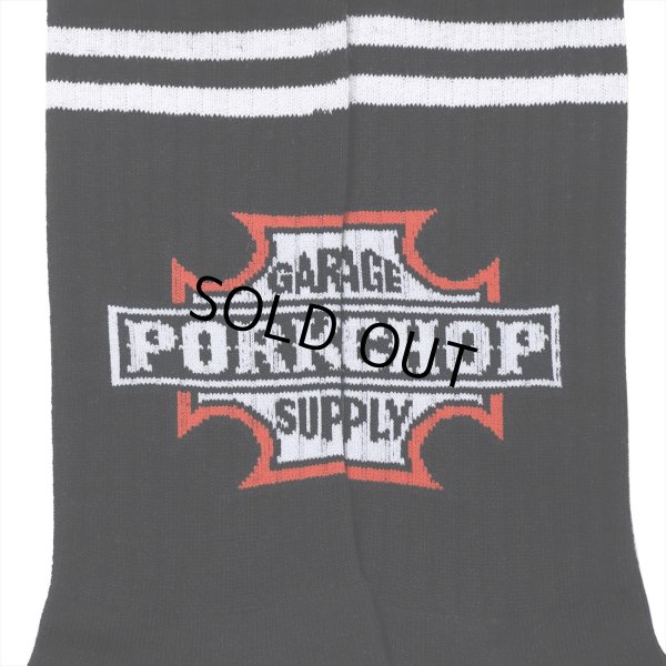 画像3: PORKCHOP/PORK SOX P-22 type-C（BLACK）［ソックス-23春夏］