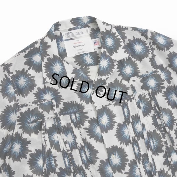 画像3: DAIRIKU/Flower Aloha Shirt（White） 【40%OFF】［フラワーアロハシャツ-23春夏］