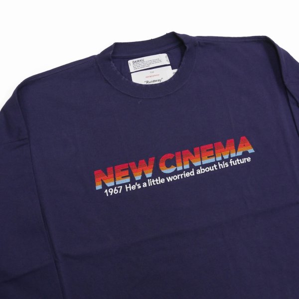 画像3: DAIRIKU/"NEW CINEMA" Tee（Purple）［刺繍長袖T-23春夏］