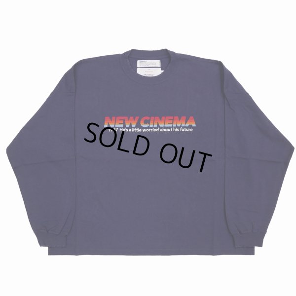 画像1: DAIRIKU/"NEW CINEMA" Tee（Purple）［刺繍長袖T-23春夏］