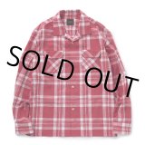 【40%OFF】RATS/COTTON CHECK SHIRT（RED CHECK）［コットンチェックシャツ-23春夏］