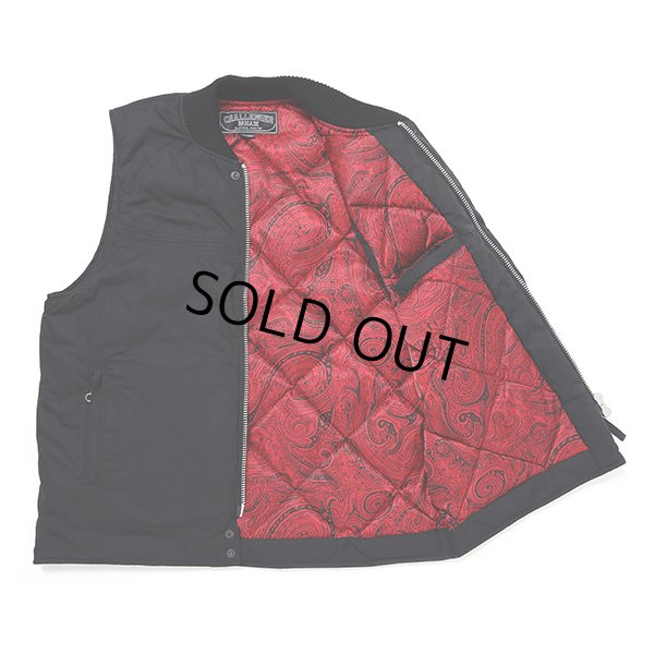 画像2: CHALLENGER/DERBY DOWN VEST（BLACK/RED）［ダービーダウンベスト-23秋冬］