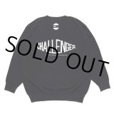 CHALLENGER/CMC TECH C/N SWEAT（BLACK）［クルーネックスウェット-23秋冬］