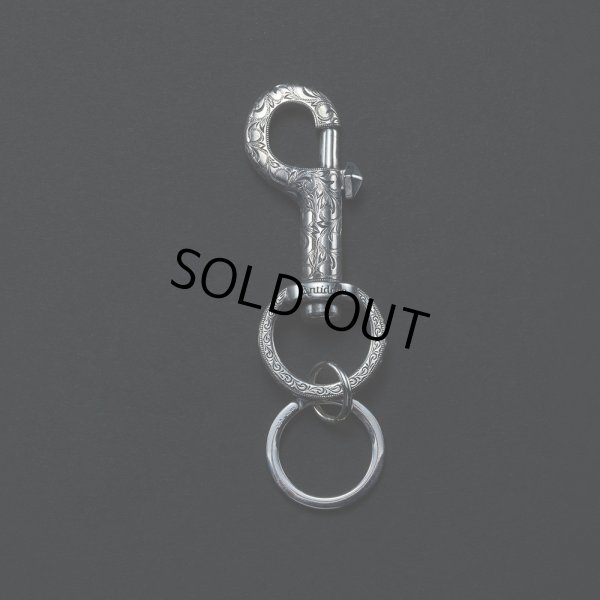 画像2: ANTIDOTE BUYERS CLUB/Engraved Key Ring Clip（Silver）［キーリングクリップ］