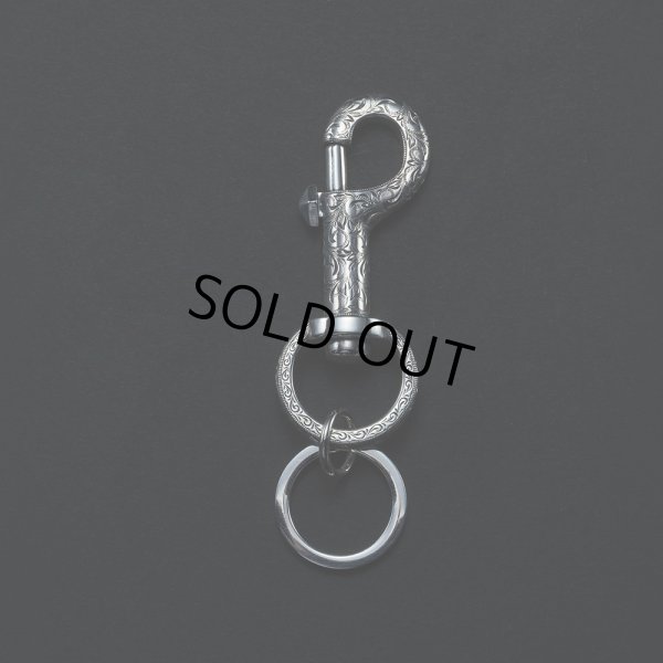 画像1: ANTIDOTE BUYERS CLUB/Engraved Key Ring Clip（Silver）［キーリングクリップ］