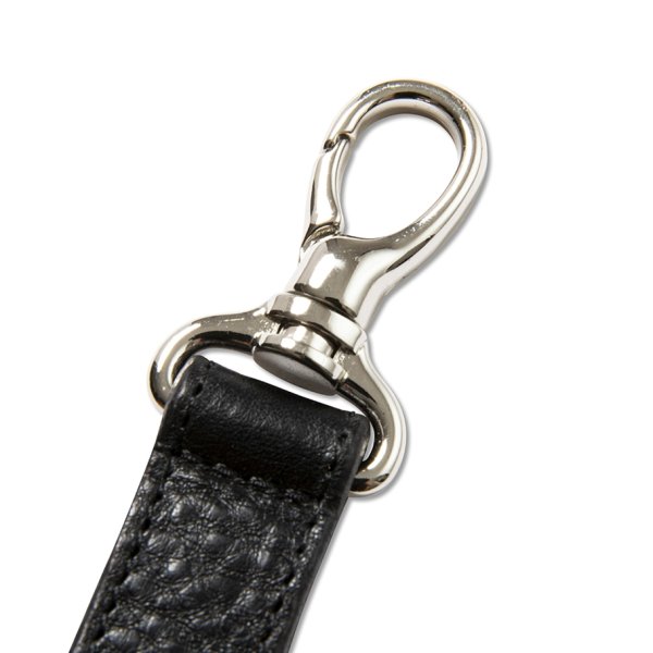 画像3: CALEE/SILVER STAR CONCHO LEATHER KEY RING ＜TYPE B＞（BLACK）［レザーキーリング-24春夏］