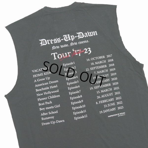 画像4: DAIRIKU/"The Dawn" No-Sleeve Tour Tee（Black） 【30%OFF】［ノースリーブツアーT-23秋冬］