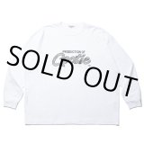 COOTIE PRODUCTIONS/Embroidery Oversized L/S Tee（PRODUCTION OF COOTIE）（Off White）［オーバーサイズ長袖T-23秋冬］