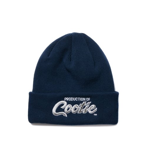 他の写真1: COOTIE PRODUCTIONS/Embroidery Dry Tech Big Cuffed Beanie（PRODUCTION OF COOTIE）（Navy）［カフドビーニー-23秋冬］