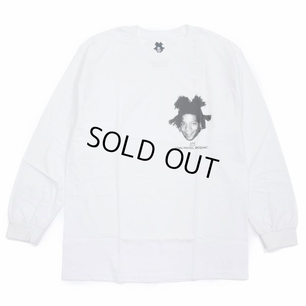 画像1: WACKO MARIA/JEAN-MICHEL BASQUIA / LONG SLEEVE T-SHIRT（WHITE）［プリント長袖T-23秋冬］