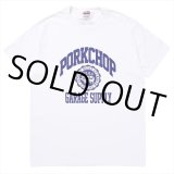 PORKCHOP/2nd COLLEGE TEE（WHITE）［プリントT-23秋冬］