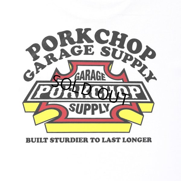 画像4: PORKCHOP/3D B&S TEE（WHITE）［プリントT-23秋冬］