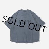 TIGHTBOOTH/STRAIGHT UP VELOUR T-SHIRT（Navy） 【30%OFF】［ベロアT-23秋冬］