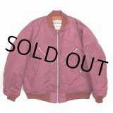 DAIRIKU/"Terri" Tiedye Flight Jacket（Dark Pink） 【40%OFF】［タイダイフライトJKT-23秋冬］