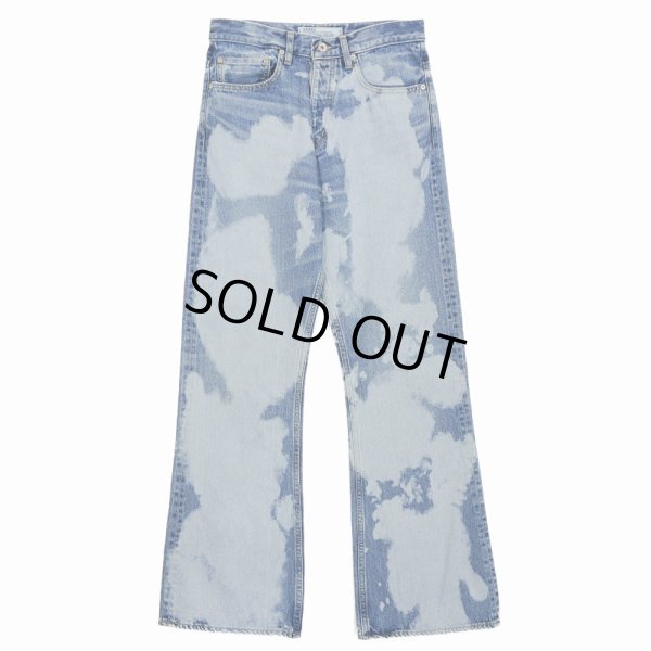 画像1: DAIRIKU/"Bleach" Flare Denim Pants（Indigo） 【40%OFF】［"ブリーチ"フレアデニムパンツ-23秋冬］