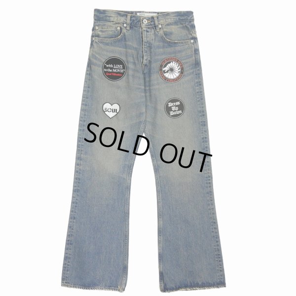 画像1: DAIRIKU/"Northern Soul" Flare Denim Pants（Mud Indigo） 【40%OFF】［"ノーザンソウル"フレアデニムパンツ-23秋冬］