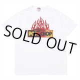 PORKCHOP/FIRE BLOCK POCKET TEE（WHITE）［プリントポケT-23秋冬］