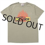 PORKCHOP/FIRE BLOCK POCKET TEE（KHAKI）［プリントポケT-23秋冬］