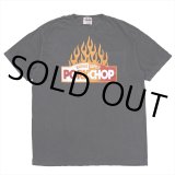 PORKCHOP/FIRE BLOCK POCKET TEE（ASH BLACK）［プリントポケT-23秋冬］