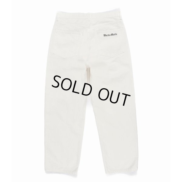 画像1: WACKO MARIA/DENIM PANTS（WHITE）［デニムパンツ-23秋冬］