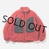 TIGHTBOOTH/WINDOWS BOA JKT（Terracotta） 【30%OFF】［ボアJKT-23秋冬］