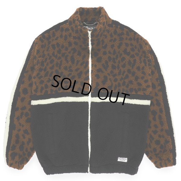 画像1: WACKO MARIA/LEOPARD BOA TRACK JACKET（BROWN）［レオパードボアトラックJKT-23秋冬］