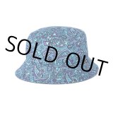 CHALLENGER/PAISLEY HAT（BLUE GRAY/PURPLE）［ペイズリーハット-24春夏］