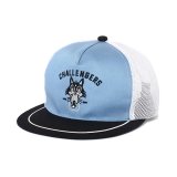 CHALLENGER/WOLF MC MESH CAP（BLUE GRAY）［ウルフMCメッシュキャップ-24春夏］
