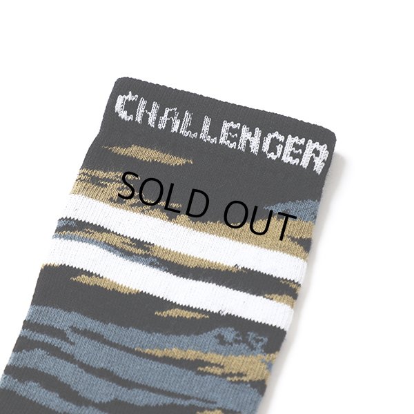 画像2: CHALLENGER/CAMO SOCKS（TIGER CAMO）［カモソックス-24春夏］