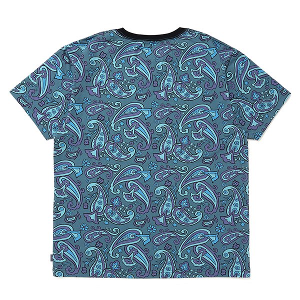 画像2: CHALLENGER/S/S PAISLEY TEE（BLUE GRAY/PURPLE）［ペイズリーT-24春夏］