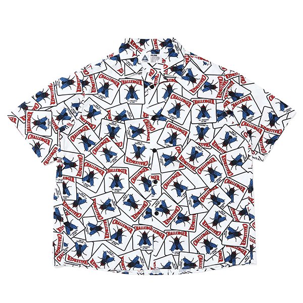 画像1: CHALLENGER/S/S FLY SHIRT（WHITE）［フライシャツ-24春夏］