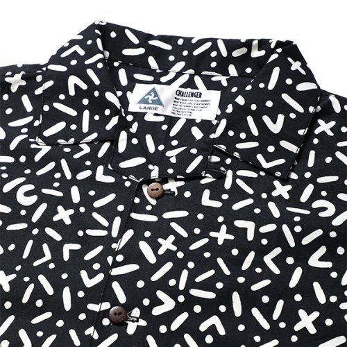 他の写真3: CHALLENGER/S/S CHIP PRINTED SHIRT（BLACK）［チッププリントシャツ-24春夏］