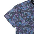 画像4: CHALLENGER/S/S PAISLEY TEE（CHARCOAL/PURPLE）［ペイズリーT-24春夏］ (4)