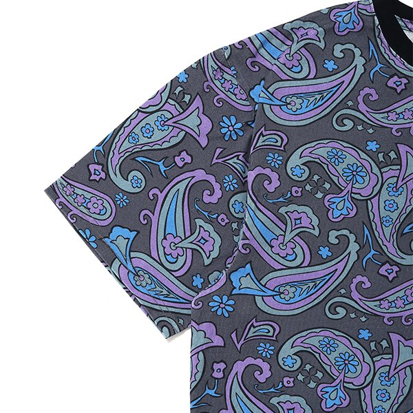 画像4: CHALLENGER/S/S PAISLEY TEE（CHARCOAL/PURPLE）［ペイズリーT-24春夏］