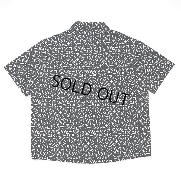 画像2: CHALLENGER/S/S CHIP PRINTED SHIRT（BLACK）［チッププリントシャツ-24春夏］